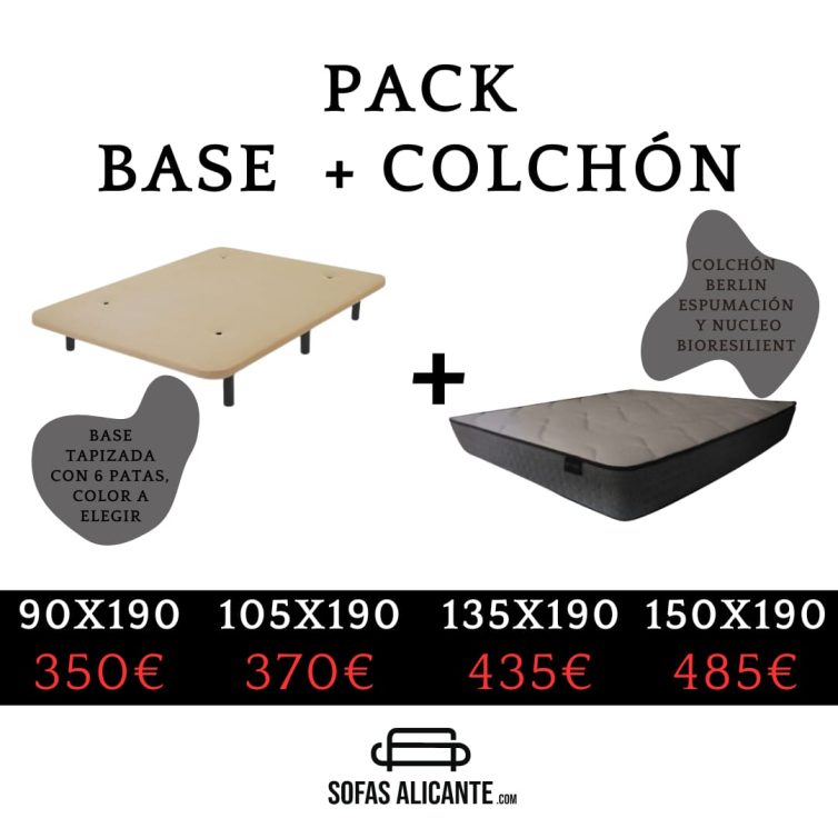 Pack Base + Colchón