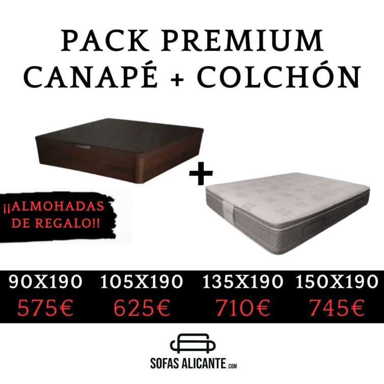 Pack Premium + Canapé + Colchón
